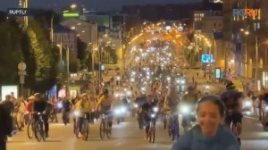 Как прошел ночной велофестиваль в Москве