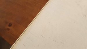 приклеил кромку на табурет