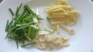 Баклажаны с имбирем