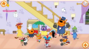 Три Кота|Котята в гостях у Лапочки|Игра как Мультфильм для детей