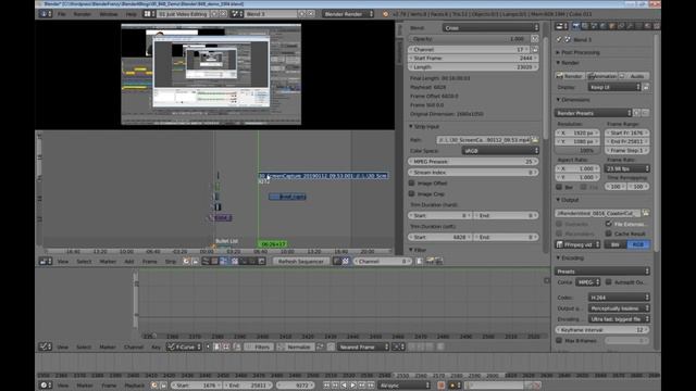 32 Видеоредактор Blender. Этап 3  часть 18. Скриншот 02.
