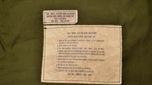 M51 jackets from 1963 with pockets of different shapes.