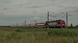 104-ый на подходе, ЭП20-060 с поездом Москва–Адлер