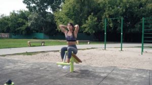 Fix-1701 Уличный тренажер скамья для пресса ZAVODSPORTA