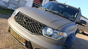 Полная покраска УАЗ Патриот ультра стойким защитным покрытием полиуретановым Бронятор #raptor#титан