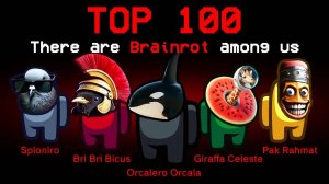 Топ-100 Смешных Моментов Брейнрот-Мемов в Among Us