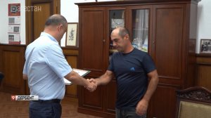 Айдын Сулейманов награжден благодарностью за спасение жизни человека