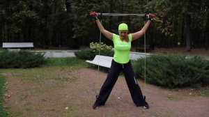 Тренировка с резинками Nordic Pro.