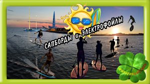 САПБОРДЫ и ЭЛЕКТРОФОЙЛЫ дополняют живописный вид на Финский залив