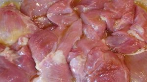 Индейка кусочками, запеченная в духовке