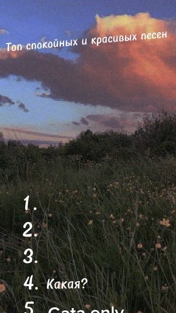 Топ 5 спокойных треков которые тебе понравятся смотреть онлайн