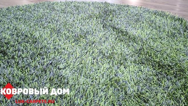 Ковер круглый Indien Shaggy Speyder Green Rund 2.5 м смотреть онлайн