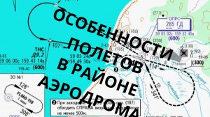 Особенности полетов в районе аэродрома.