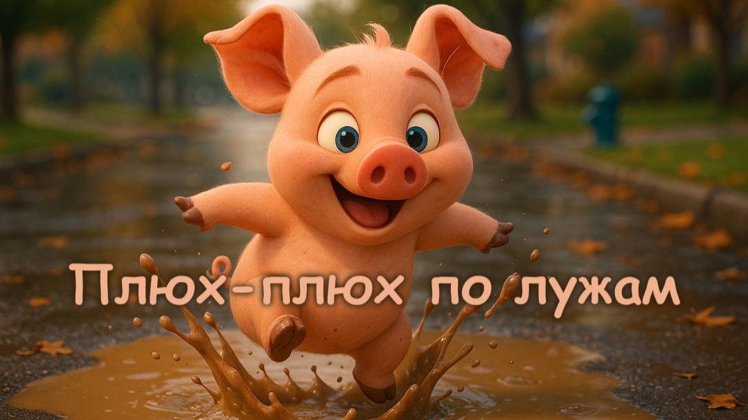 Плюх-плюх по лужам