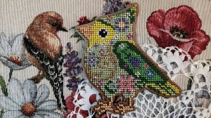 Цветочная птица от Екатерины Зайцевой: от обзора набора до готовой работы