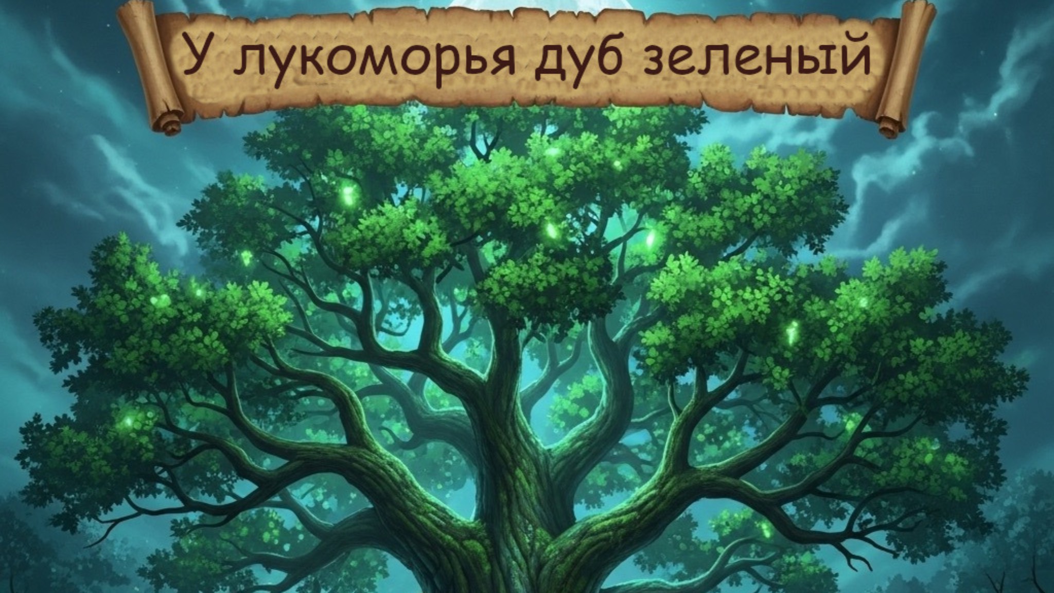 У лукоморья дуб зеленый. А.С. Пушкин смотреть онлайн