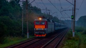 ЧС7-238 с поездом №055 Москва-Гомель «Сож» |Сушкинская