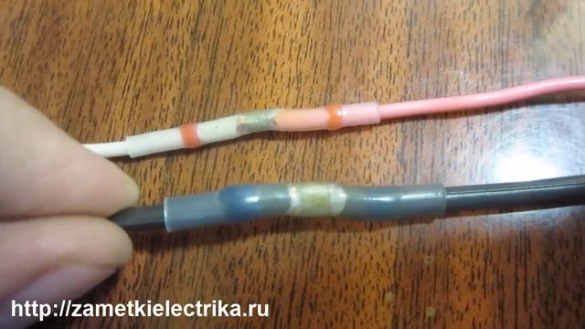 Термоусадочные трубки с припоем. Испытания