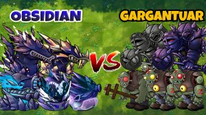 PVZ Fusion 2.7: Битва Титанов! Команда Обсидиановых Растений VS Орда Гаргантюа