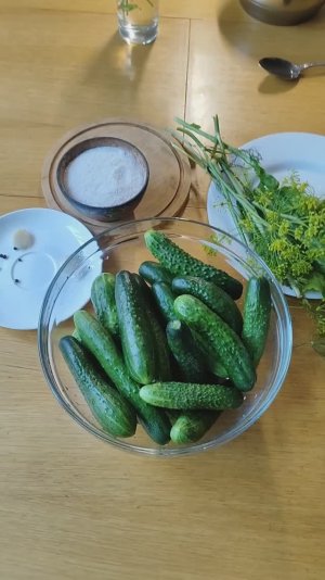 Малосольные огурцы