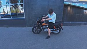 Индийский мотоцикл TVS HLX 150X. Мотосалон ТАТ МОТО. Часть 176.