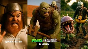 Экранизация игры «Растения против зомби» от нейросети