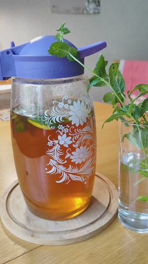 Холодный чай с мятой