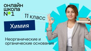 Неорганические и органические основания. Видеоурок 19.  Химия 11 класс