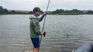 Бешеный Карп выпрыгнул из подсака 😱