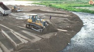 Строительство, засыпка песком продолжается, очередной обзор