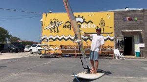 Школа виндсерфинга SurfEnjoy. Урок 2. Управление доской в движении. Полупрофессиональный оверштаг.