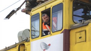 Соревнования между машинистами электровозов на Лебединском ГОКе