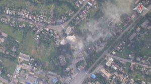 🔥 Расчеты БПЛА «Герань-2» поразили пункт временной дислокации подразделения ВСУ