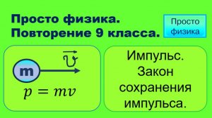 Повторение 9 класса. Физика. Импульс. Закон сохранения импульса.
