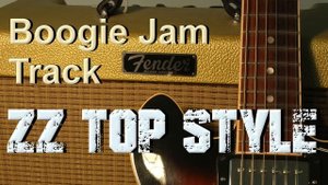 Boogie backing track - ZZ TOP style