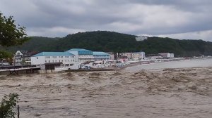ЧП.Новомихайловский Туапсинского района. Наводнение. Потоп