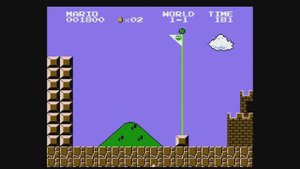 Super Mario Bros. Как перепрыгнуть через флагшток