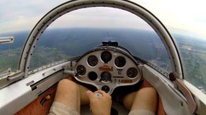 когда взлетели и поняли, что потоков уже не найдём