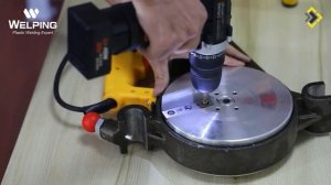 Стыковой сварочный аппарат WP250C (замена режущего элемента)