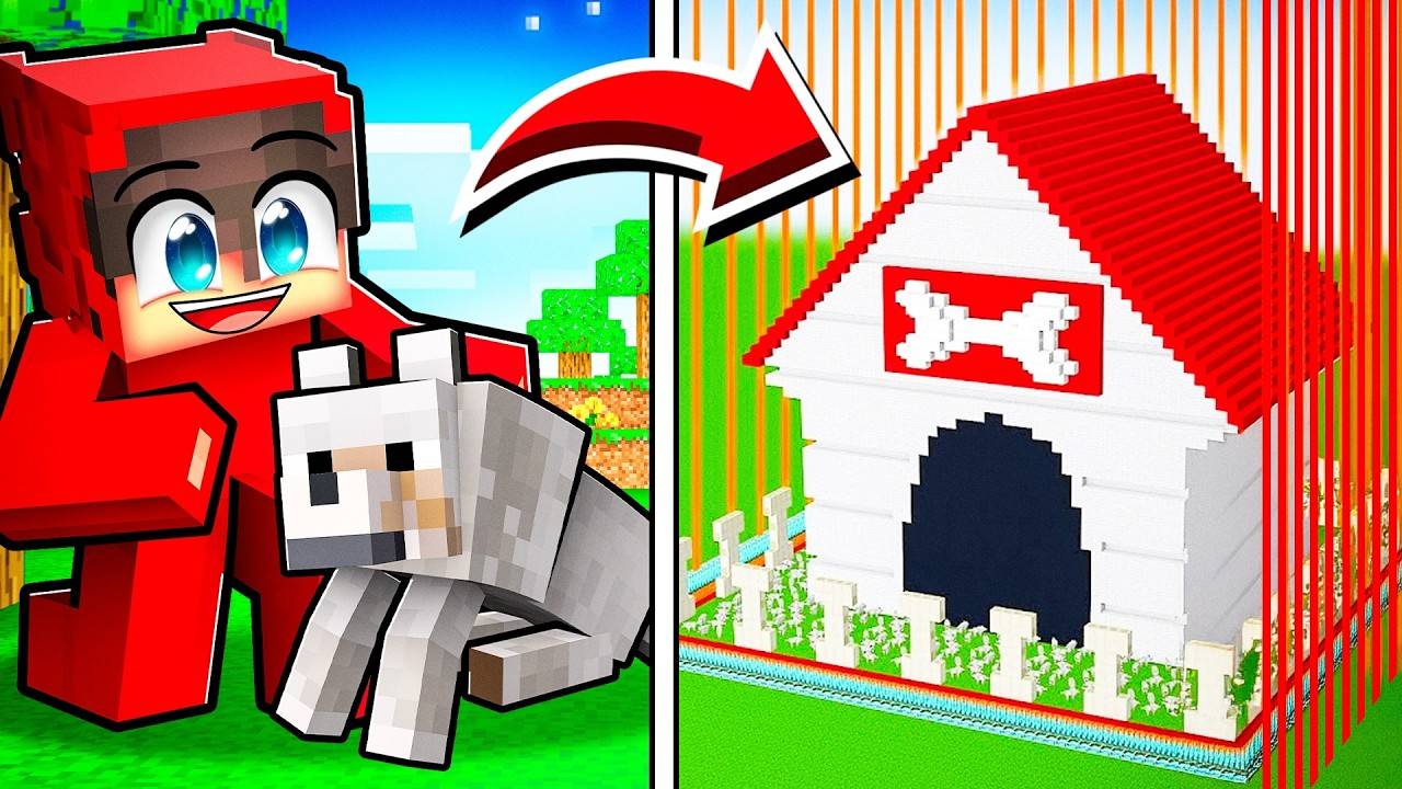 МАЙНКРАФТ ЭТО САМАЯ ЗАЩИЩЕННАЯ БАЗА ДЛЯ СОБАКИ В MINECRAFT Детский Ютуб смотреть онлайн