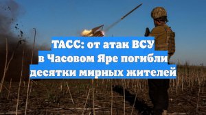 ТАСС: от атак ВСУ в Часовом Яре погибли десятки мирных жителей