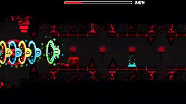 Играю в Geometry Dash