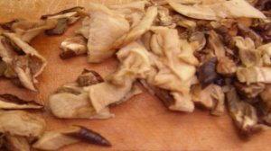 Грибная лапша из сушеных грибов