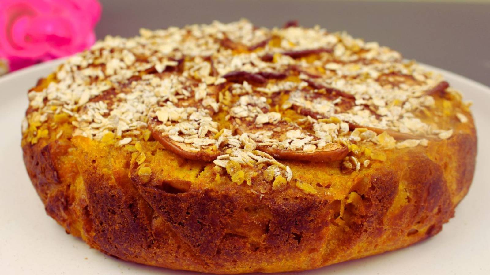 Полезный морковно-яблочный пирог! Без сахара!
