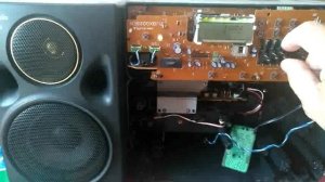Panasonic RX-DT670 работа AUX 04.08.25