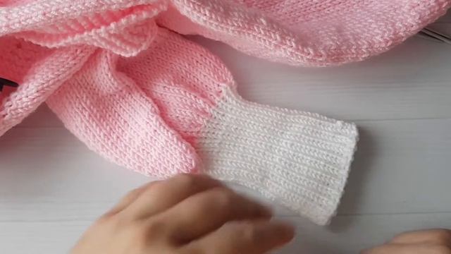 Комбинезон "Зайчик".  Часть 2 / Комбинезон для новорожденного спицами смотреть онлайн