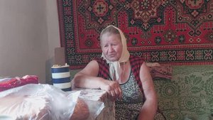 С Ритулей навестили бабушку Наталью.