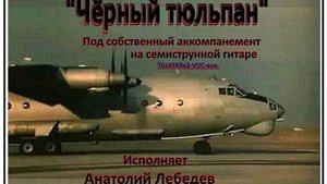 ЧЁРНЫЙ ТЮЛЬПАН - (КАВЕР-КЛИП под 7GUITARx2-VOV-вок. и фон-ммой 190 г.) Исп. А.Лебедев. Видео от 3 ав