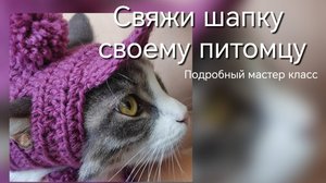 Свяжи шапку своему питомцу