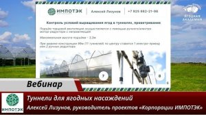 Туннели для ягодных насаждений